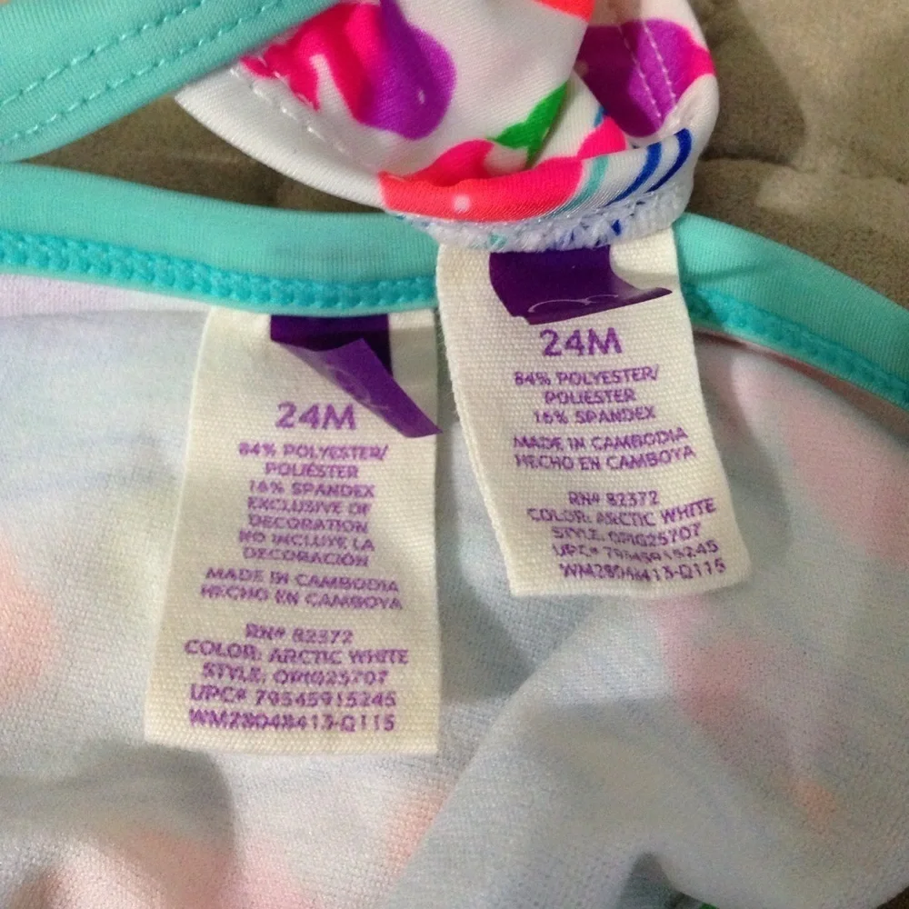 Op Toddler Girl's Whale Print Bikini